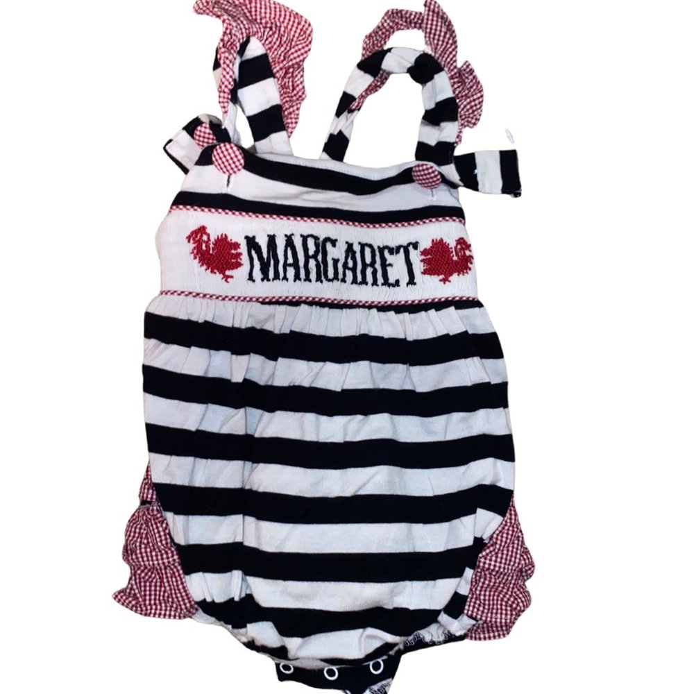 18m Awe Smocks "Margaret" USC Gamecock Bubble